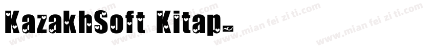 KazakhSoft Kitap字体转换